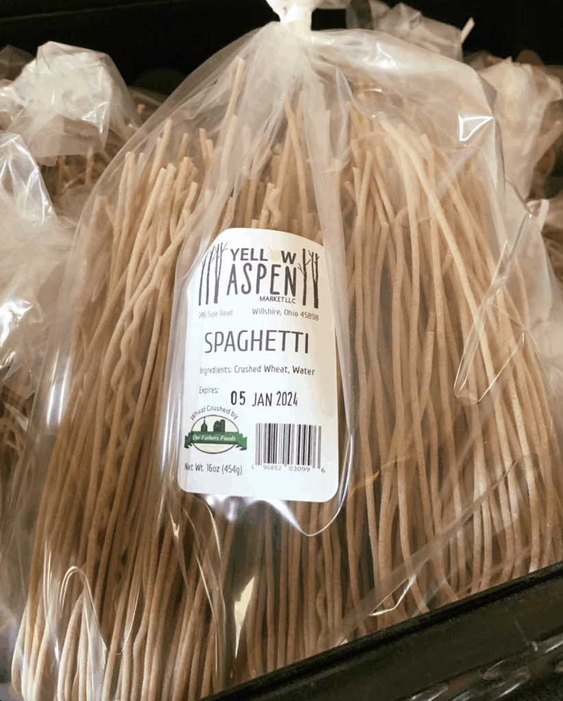 yellow aspen market spaghetti